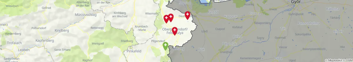 Map view for Pharmacy emergency services nearby Oberpullendorf (District, Burgenland) (5)